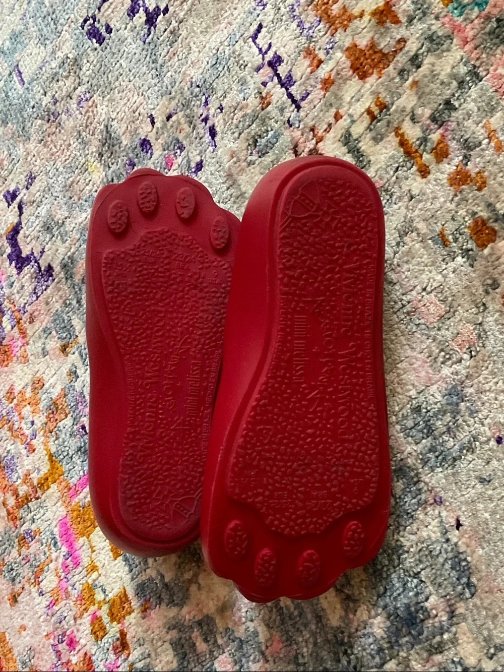 Vivienne Westwood Kids' Red Melissa shoes